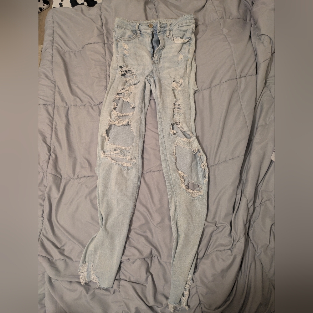 American Eagle Light Blue Denim Jeans